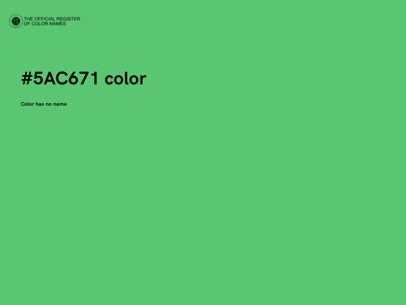 #5AC671 color image