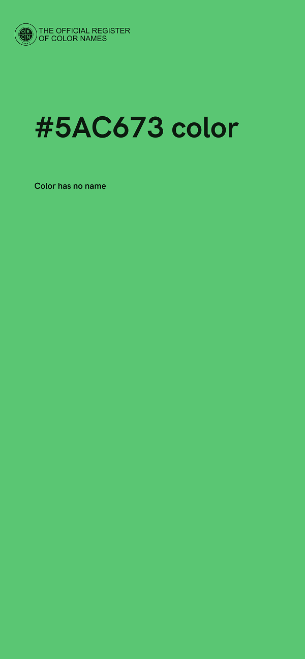 #5AC673 color image