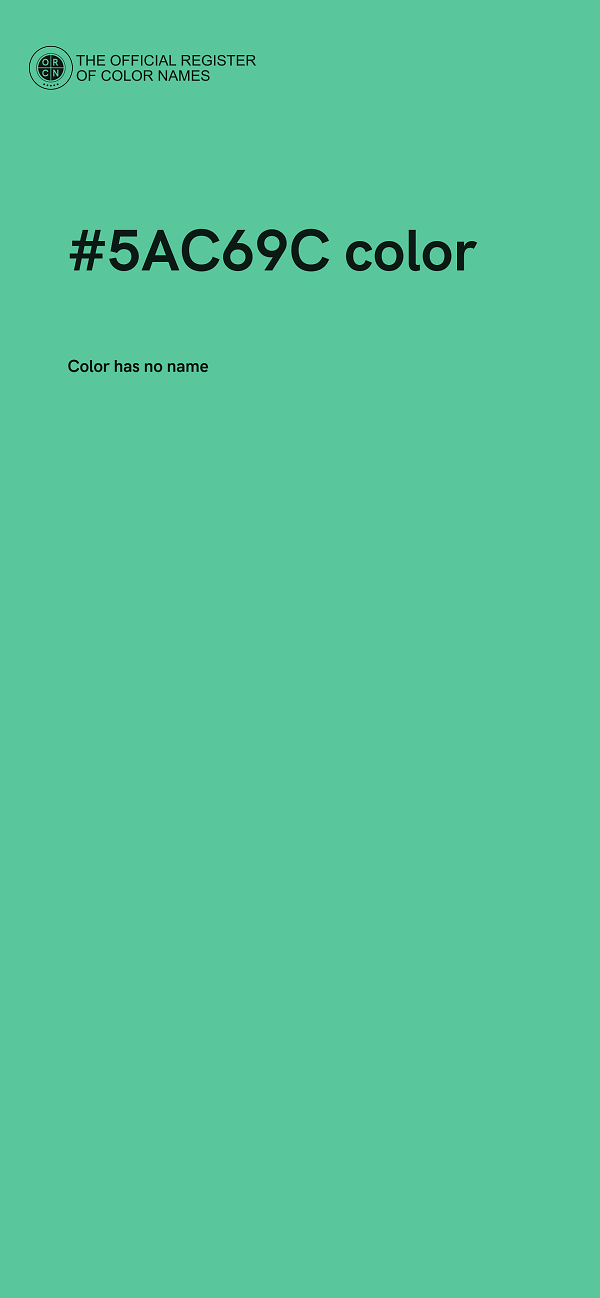 #5AC69C color image