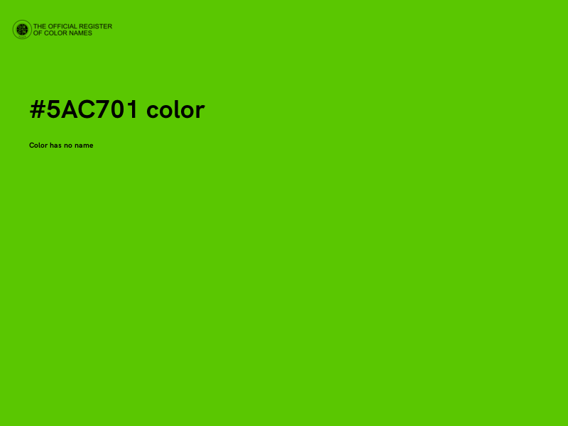 #5AC701 color image