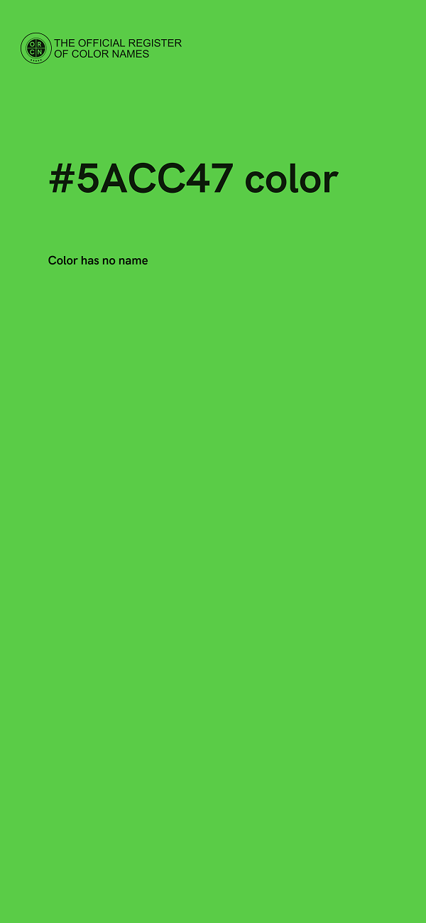 #5ACC47 color image