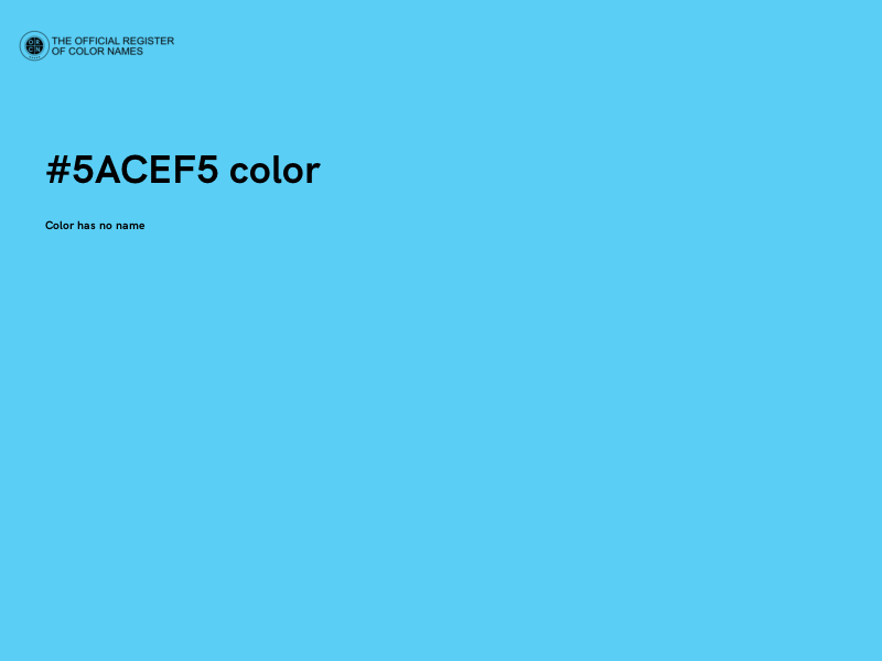 #5ACEF5 color image