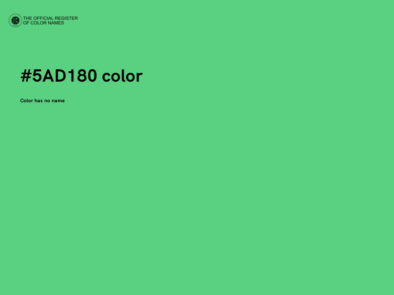 #5AD180 color image