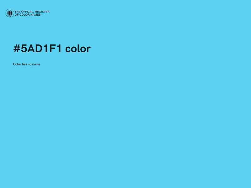 #5AD1F1 color image