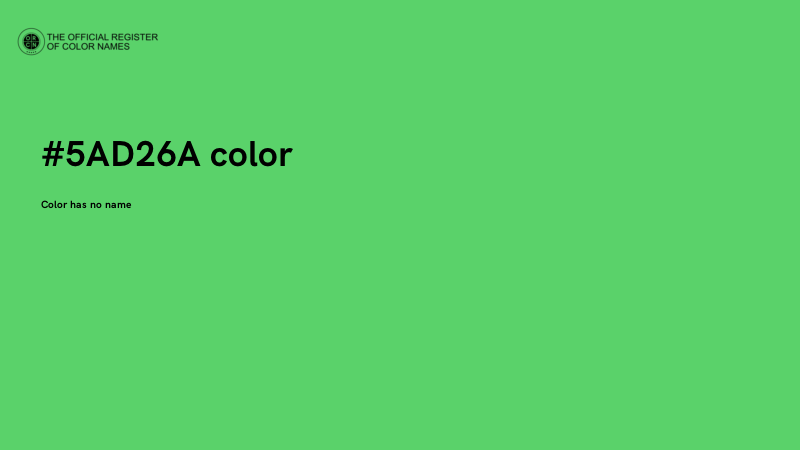 #5AD26A color image