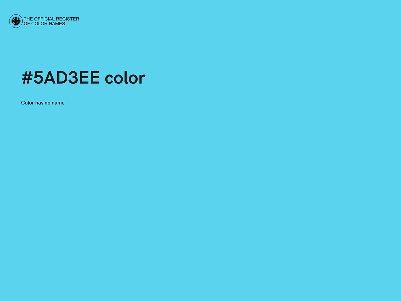 #5AD3EE color image