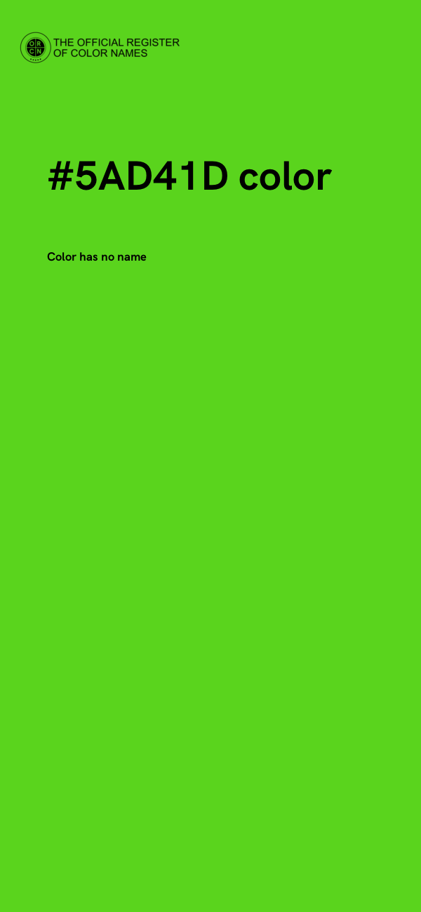 #5AD41D color image