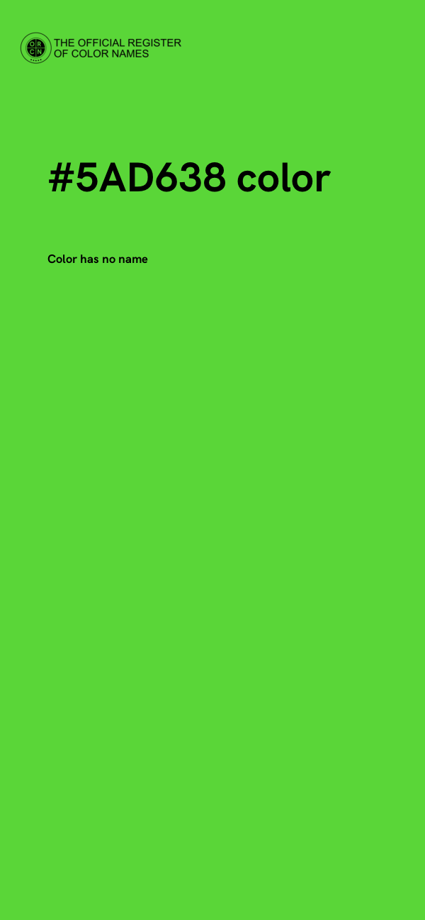 #5AD638 color image