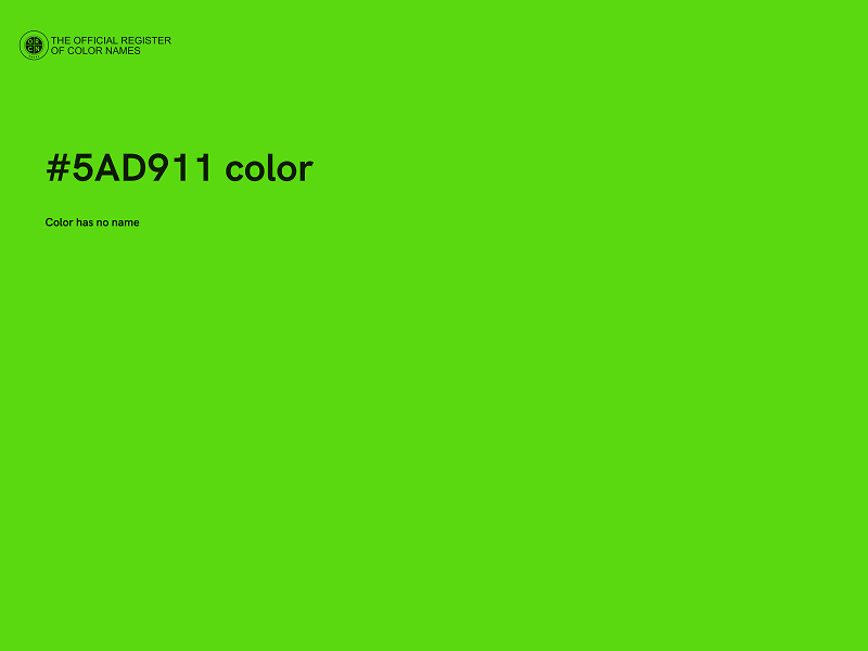 #5AD911 color image