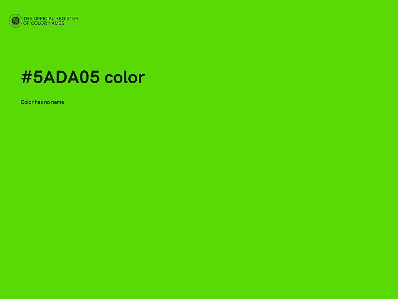 #5ADA05 color image