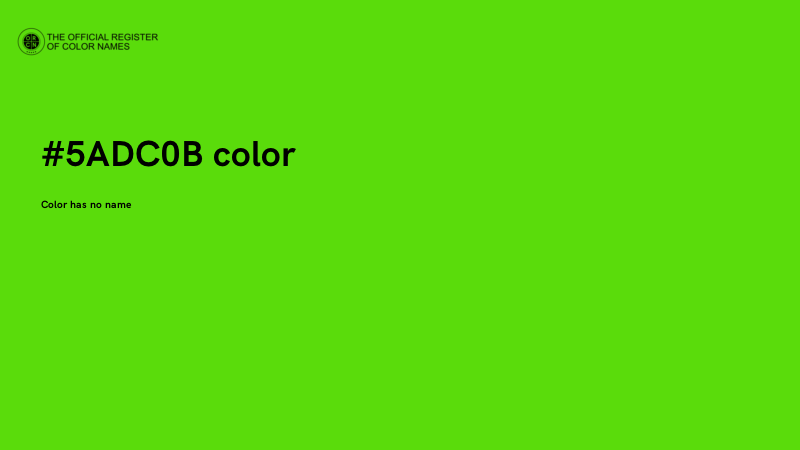 #5ADC0B color image