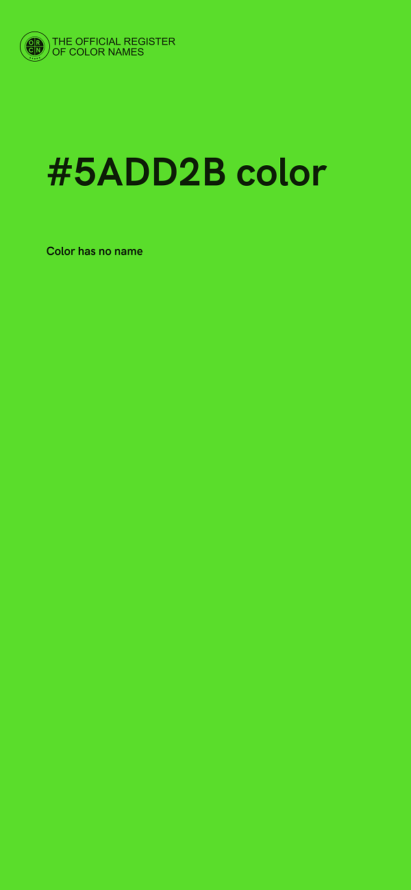 #5ADD2B color image
