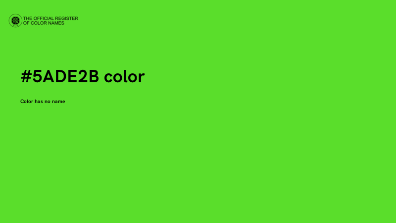 #5ADE2B color image