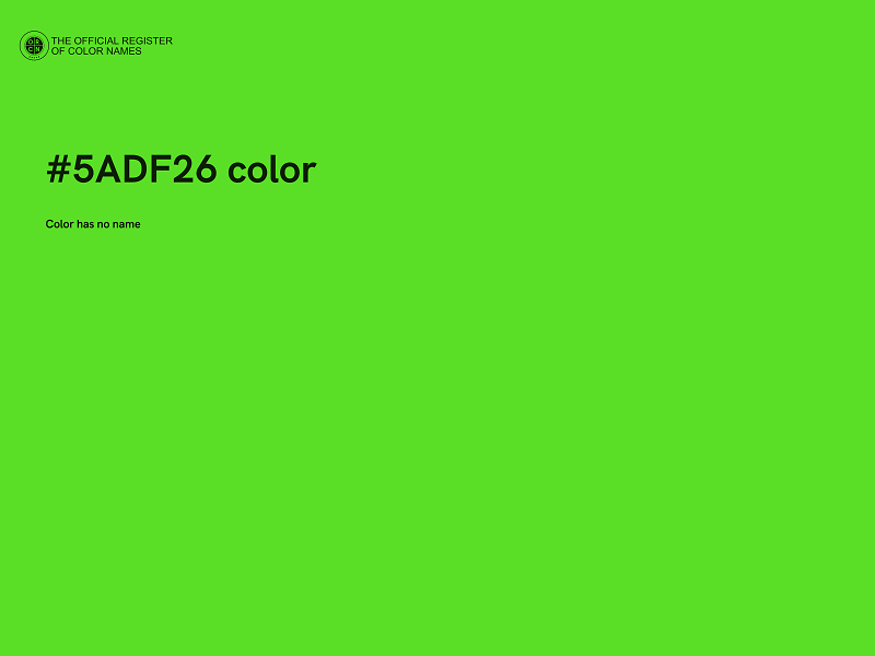 #5ADF26 color image