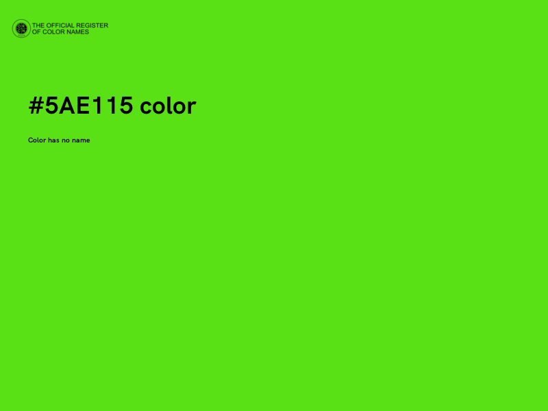 #5AE115 color image