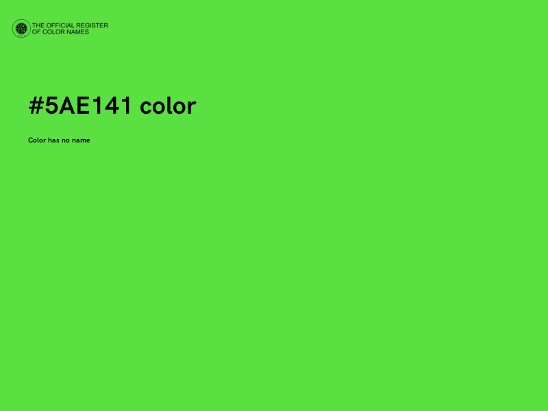 #5AE141 color image