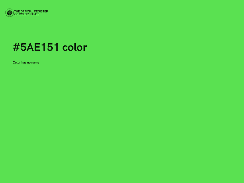 #5AE151 color image
