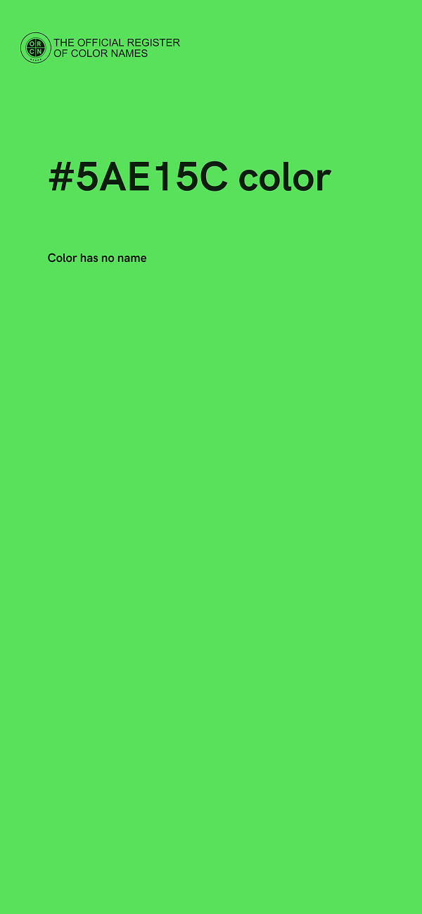 #5AE15C color image