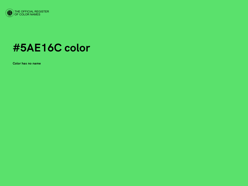 #5AE16C color image