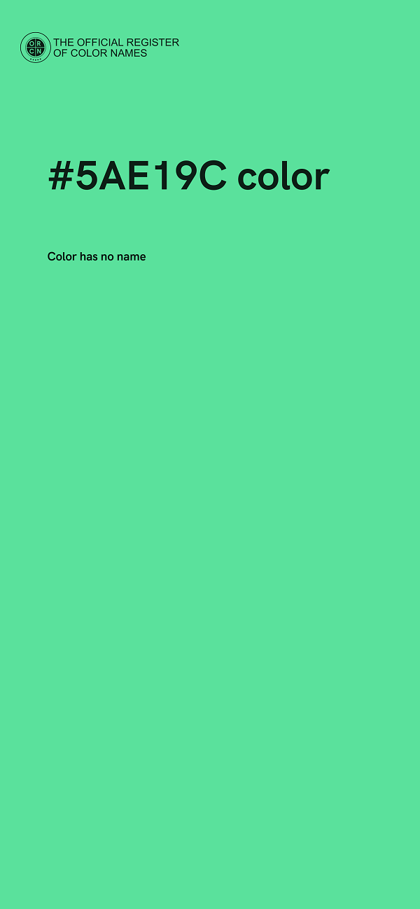 #5AE19C color image