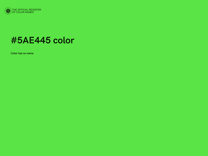 #5AE445 color image