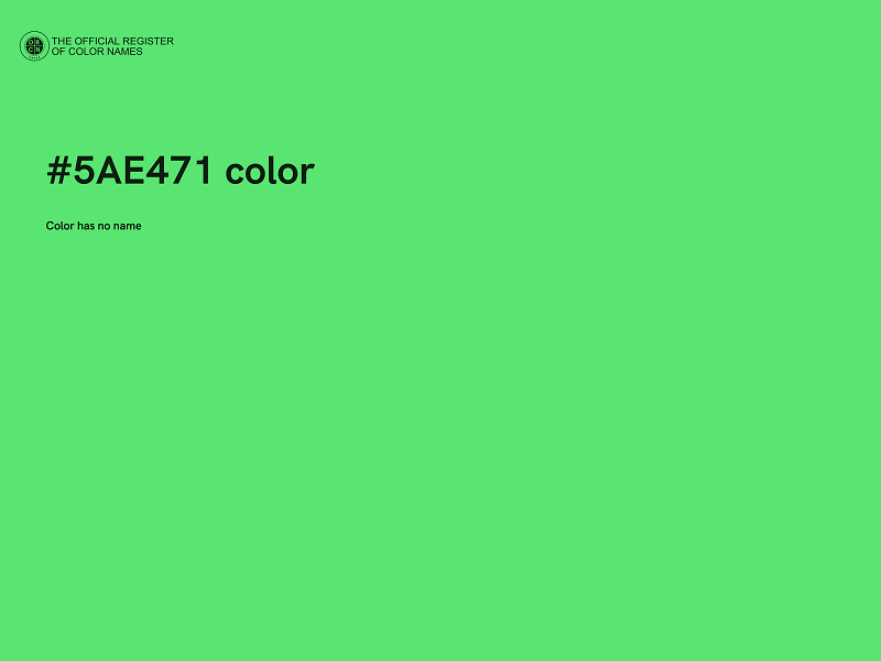 #5AE471 color image