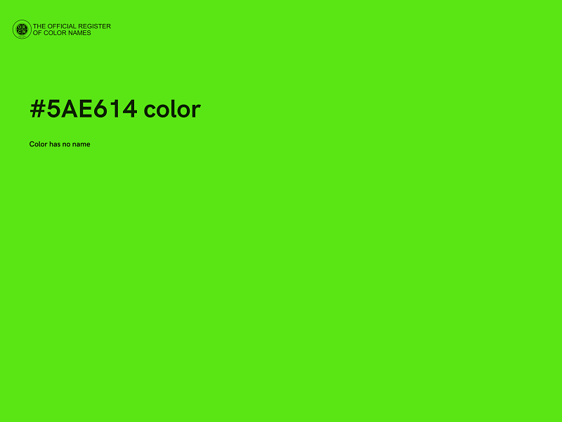 #5AE614 color image