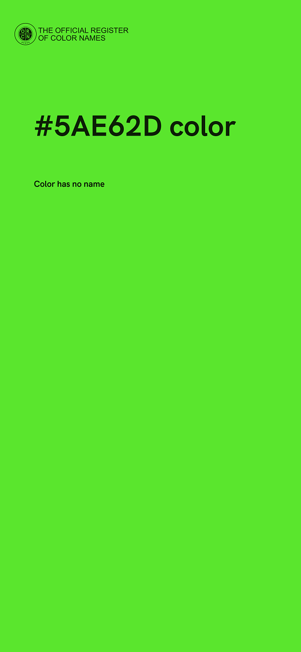 #5AE62D color image