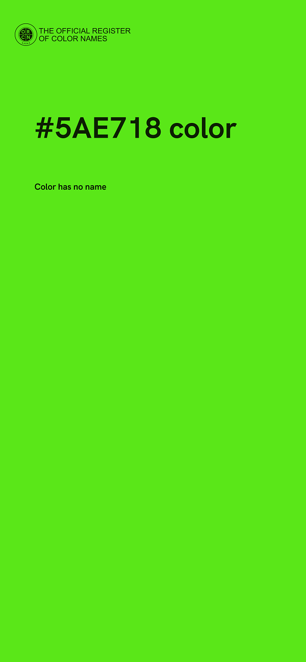 #5AE718 color image