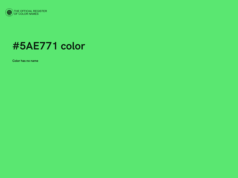 #5AE771 color image