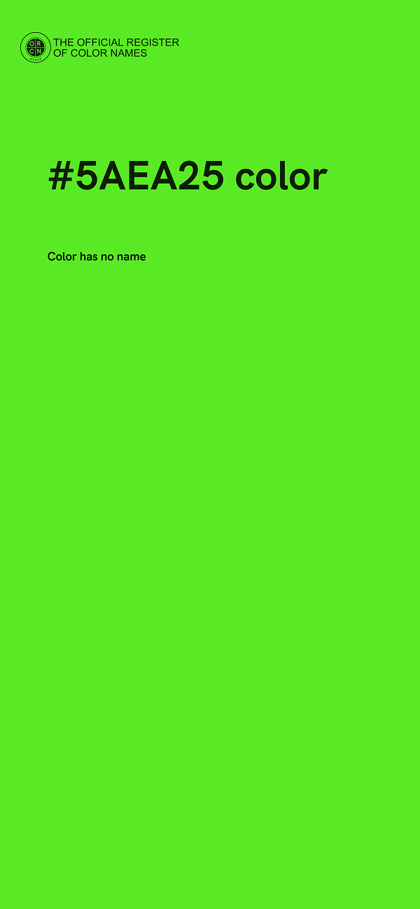 #5AEA25 color image