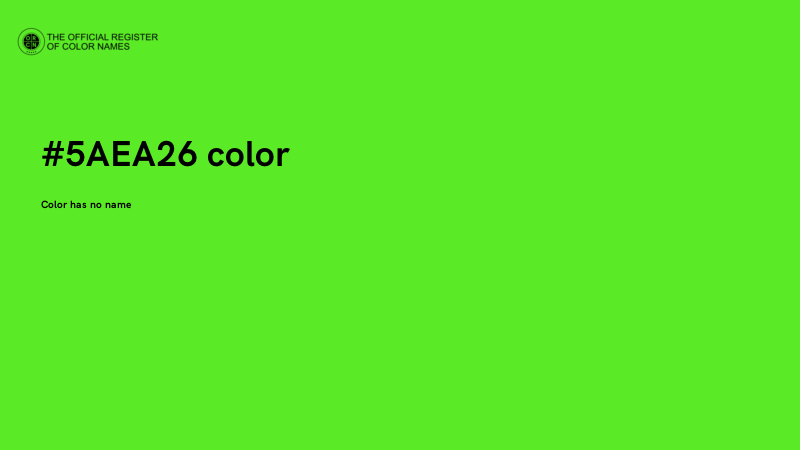 #5AEA26 color image