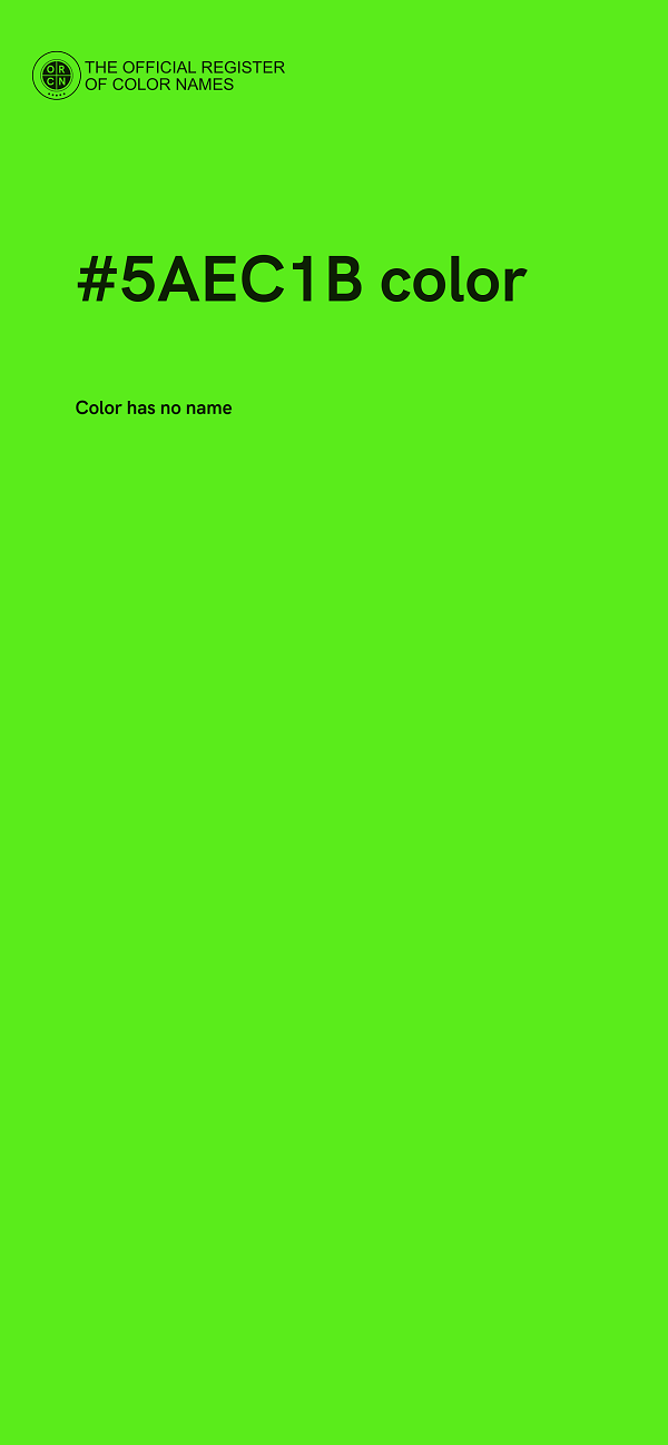 #5AEC1B color image
