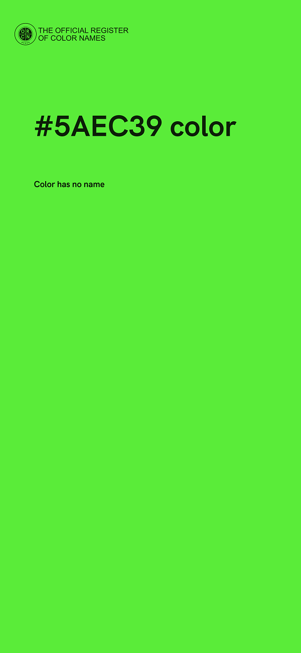 #5AEC39 color image