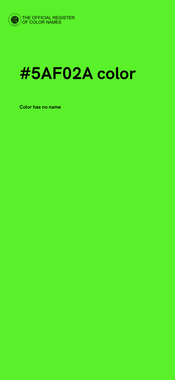#5AF02A color image