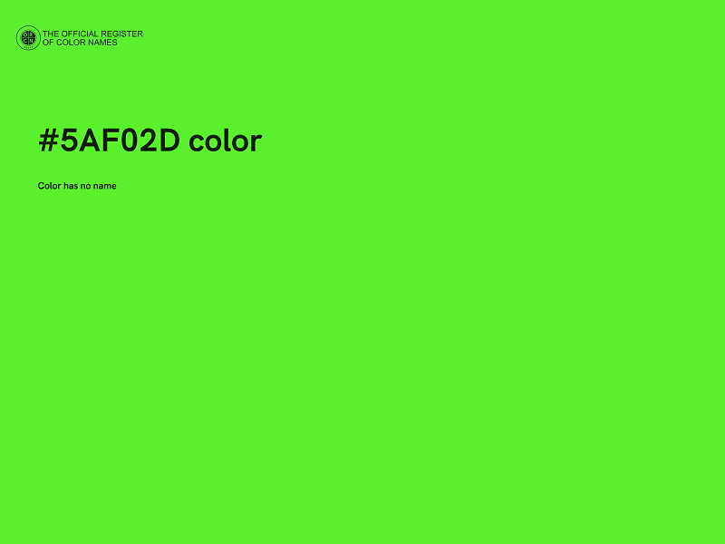 #5AF02D color image