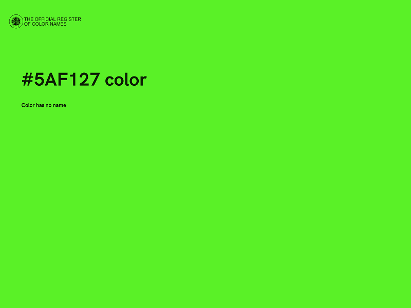 #5AF127 color image