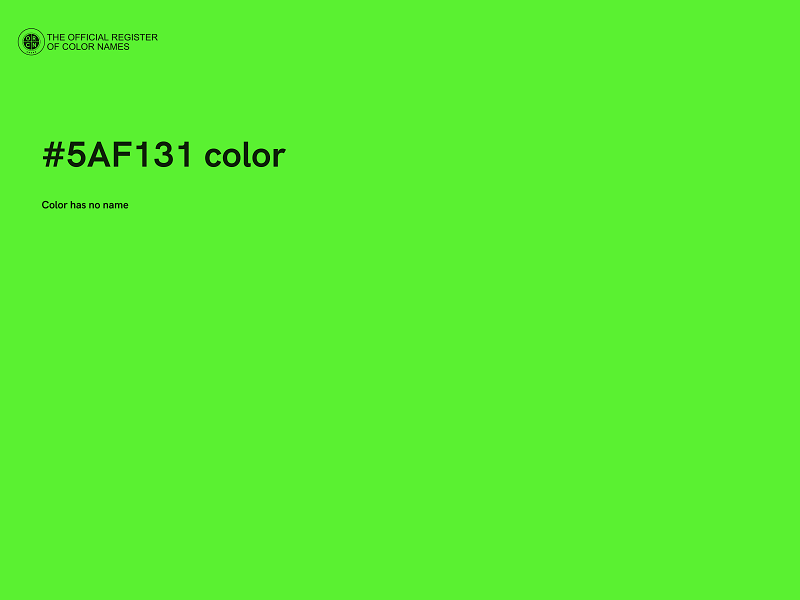 #5AF131 color image