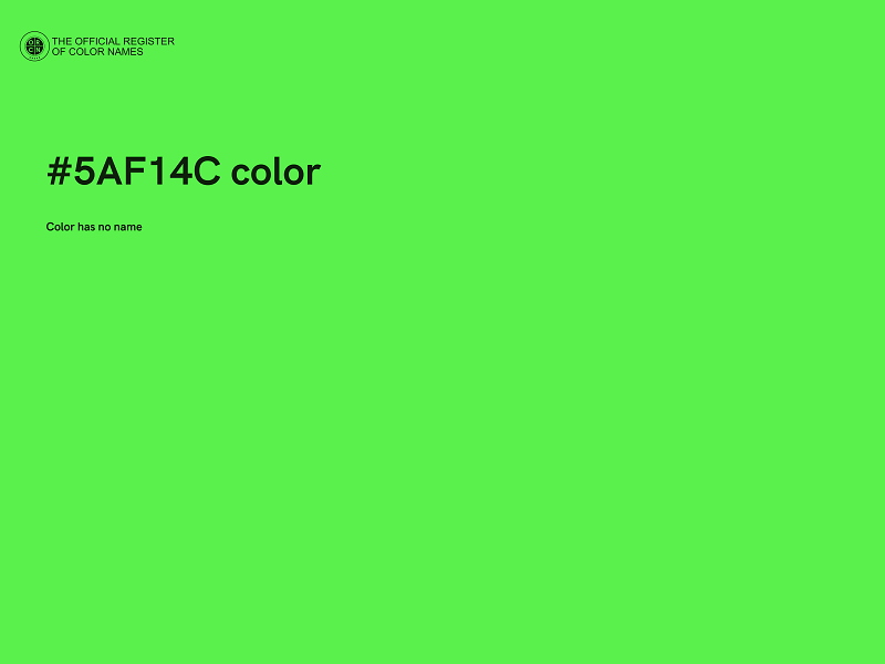 #5AF14C color image