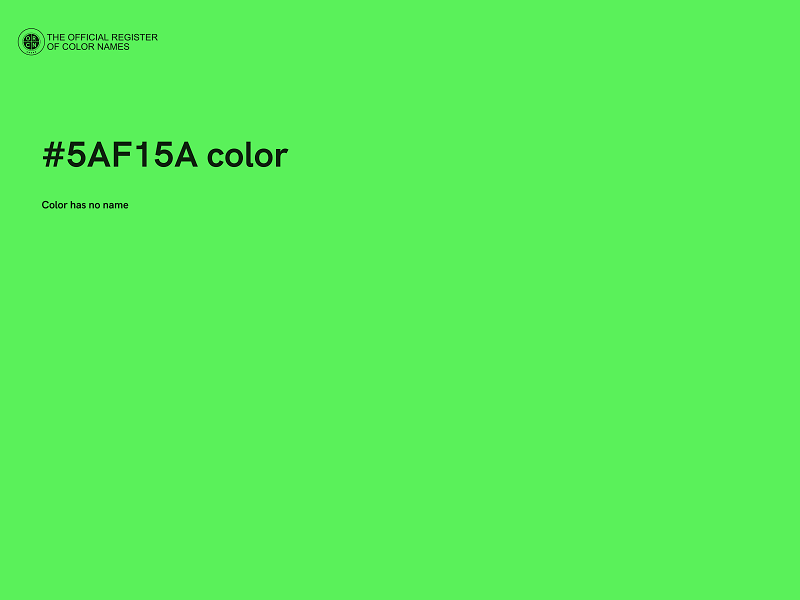 #5AF15A color image