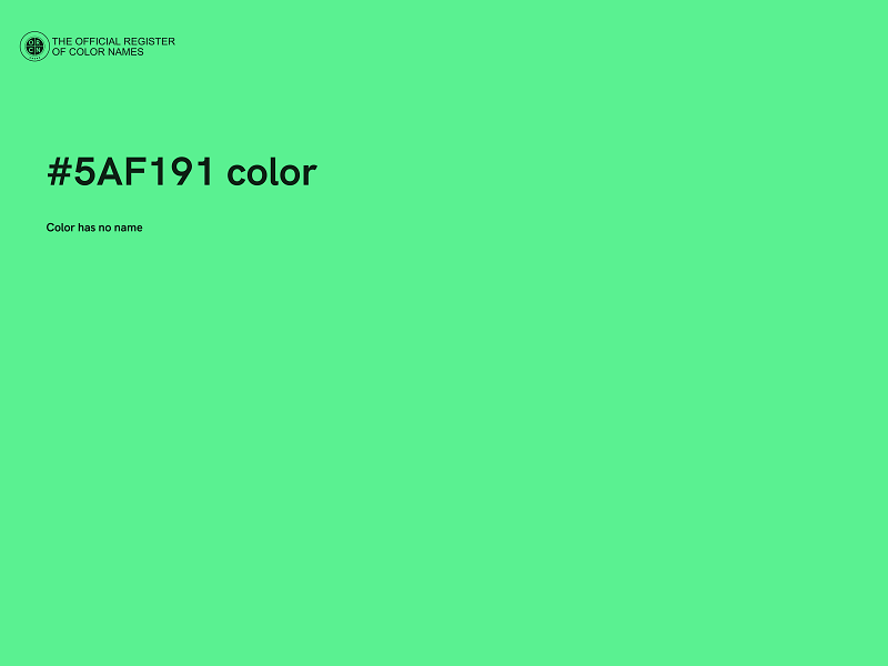 #5AF191 color image