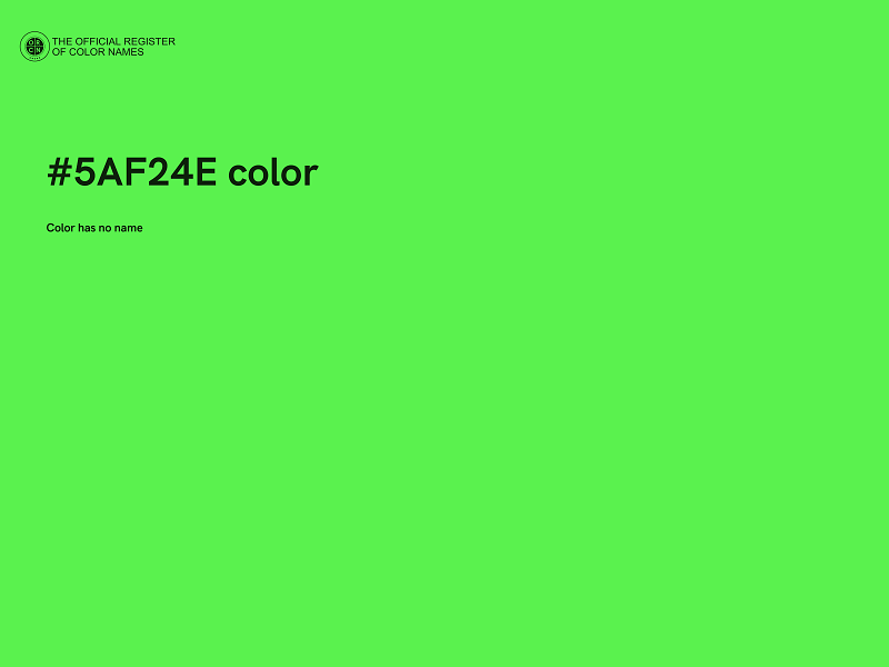 #5AF24E color image