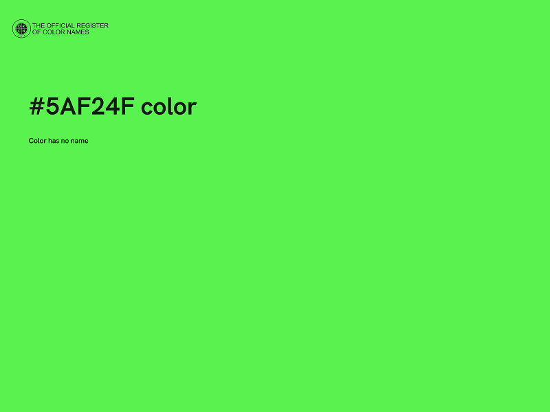 #5AF24F color image