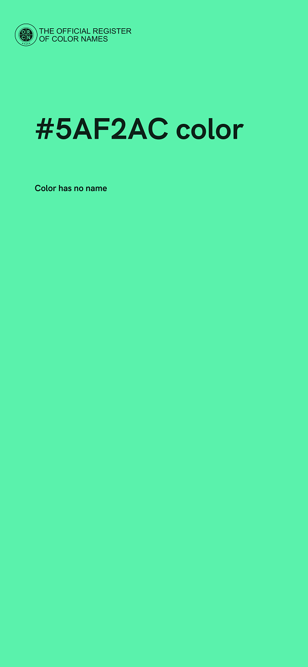 #5AF2AC color image