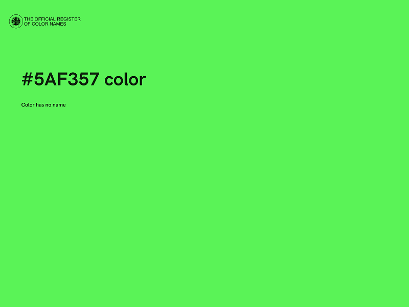 #5AF357 color image