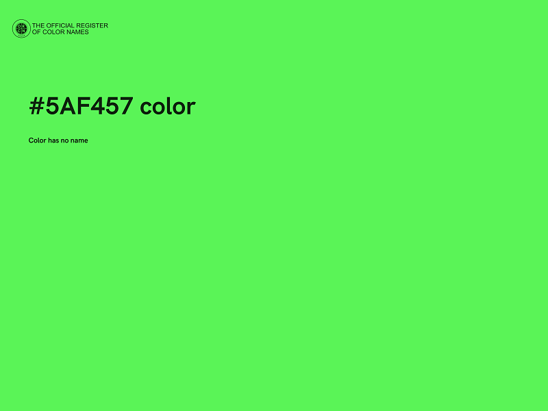 #5AF457 color image