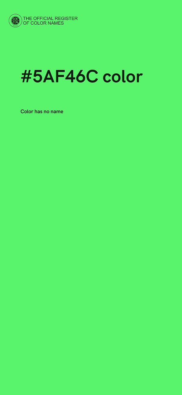 #5AF46C color image