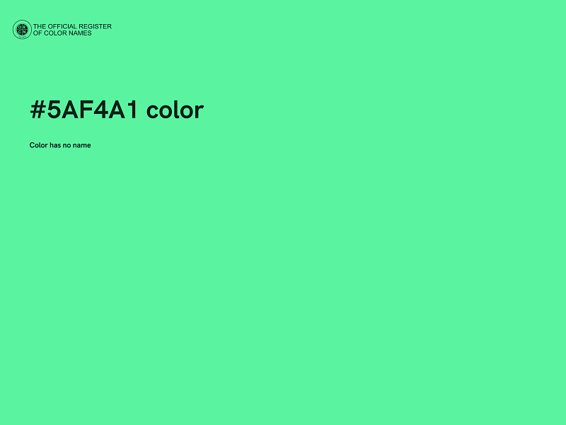 #5AF4A1 color image