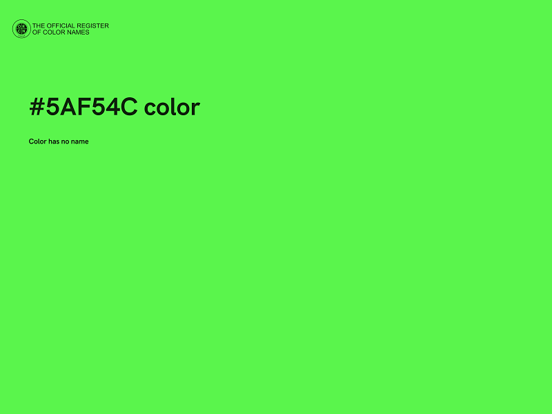 #5AF54C color image