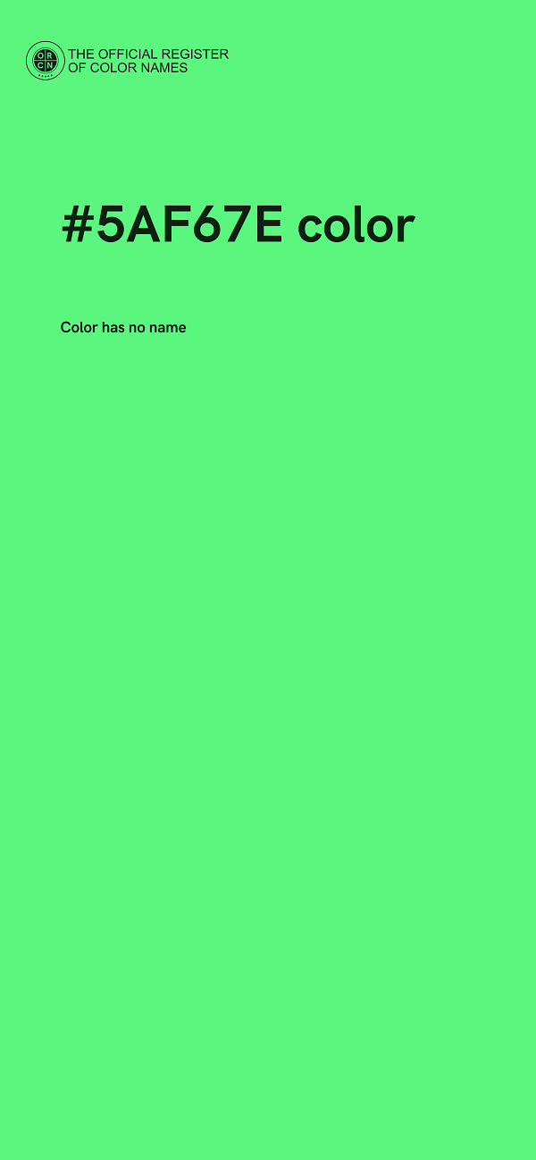 #5AF67E color image